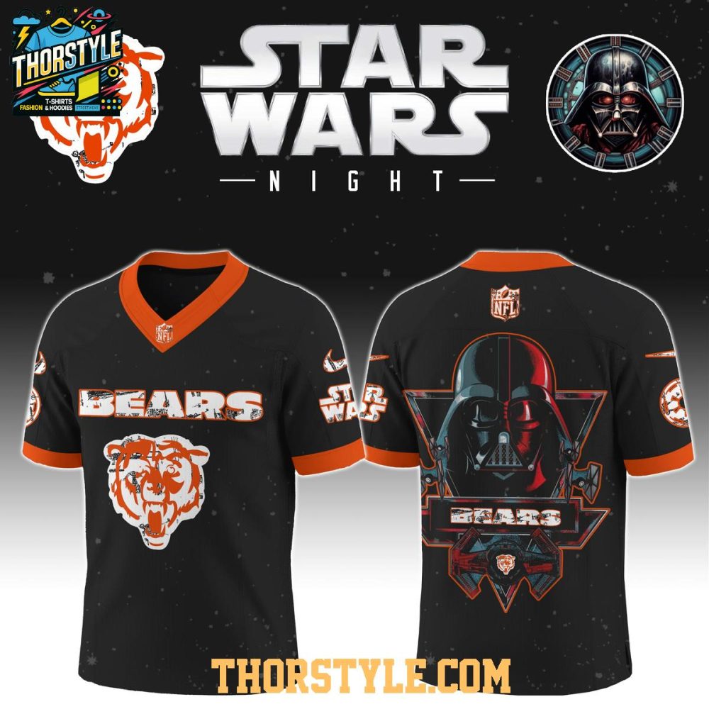 Chicago Bears Star Wars Darth Vader Football Jersey