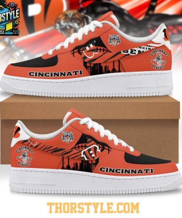 Cincinnati Bengals Who Dey Personalized Air Force 1 Shoes
