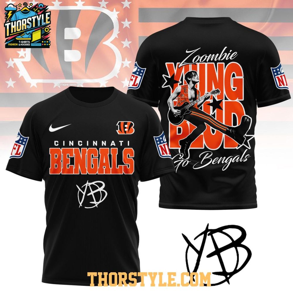 Cincinnati Bengals Yungblud Zombie Go Bengals Hoodie T-Shirt