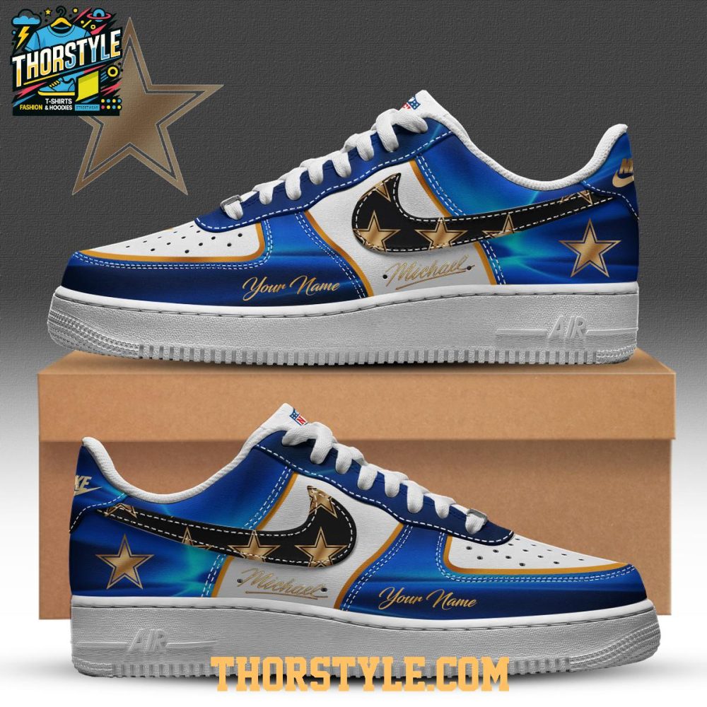 Dallas Cowboys Michael Jackson Personalized Air Force 1 Shoes