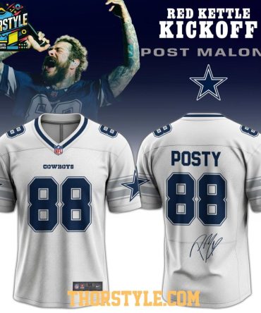 Dallas Cowboys Post Malone Football Jersey White Version