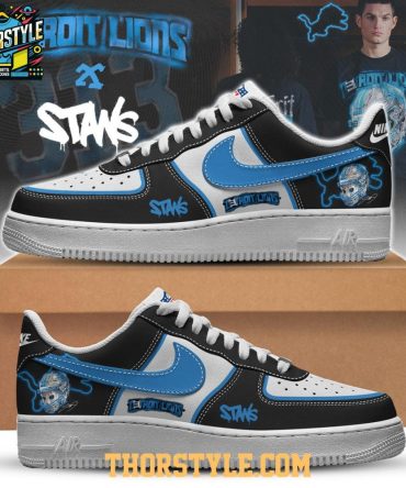 Detroit Lions Eminem One Pride 2025 Personalized Air Force 1 Shoes