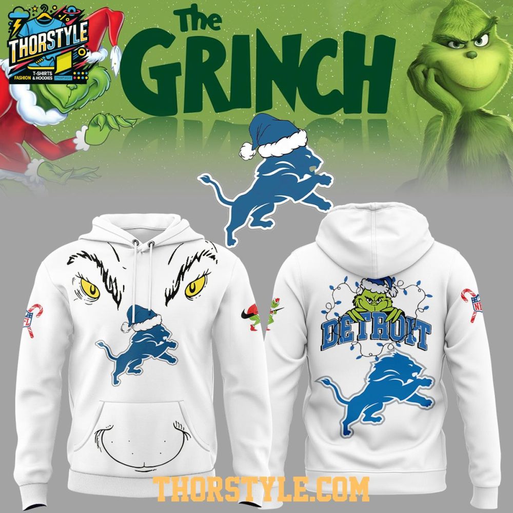 Detroit Lions Grinch Christmas 2025 Grinchmas Hoodie T-Shirt