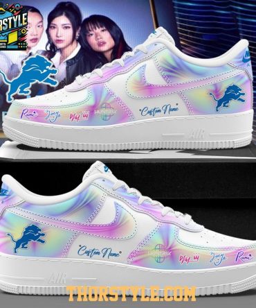 Detroit Lions Kpop Demon Hunters 2026 Personalized Air Force 1 Shoes