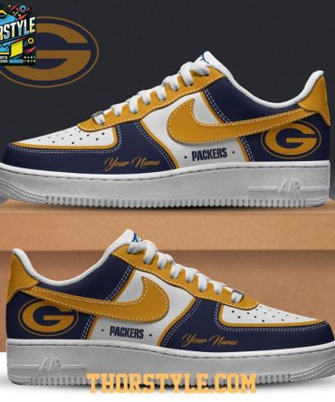 Green Bay Packers Retro Week 2025 Personalized Air Force 1 Shoes