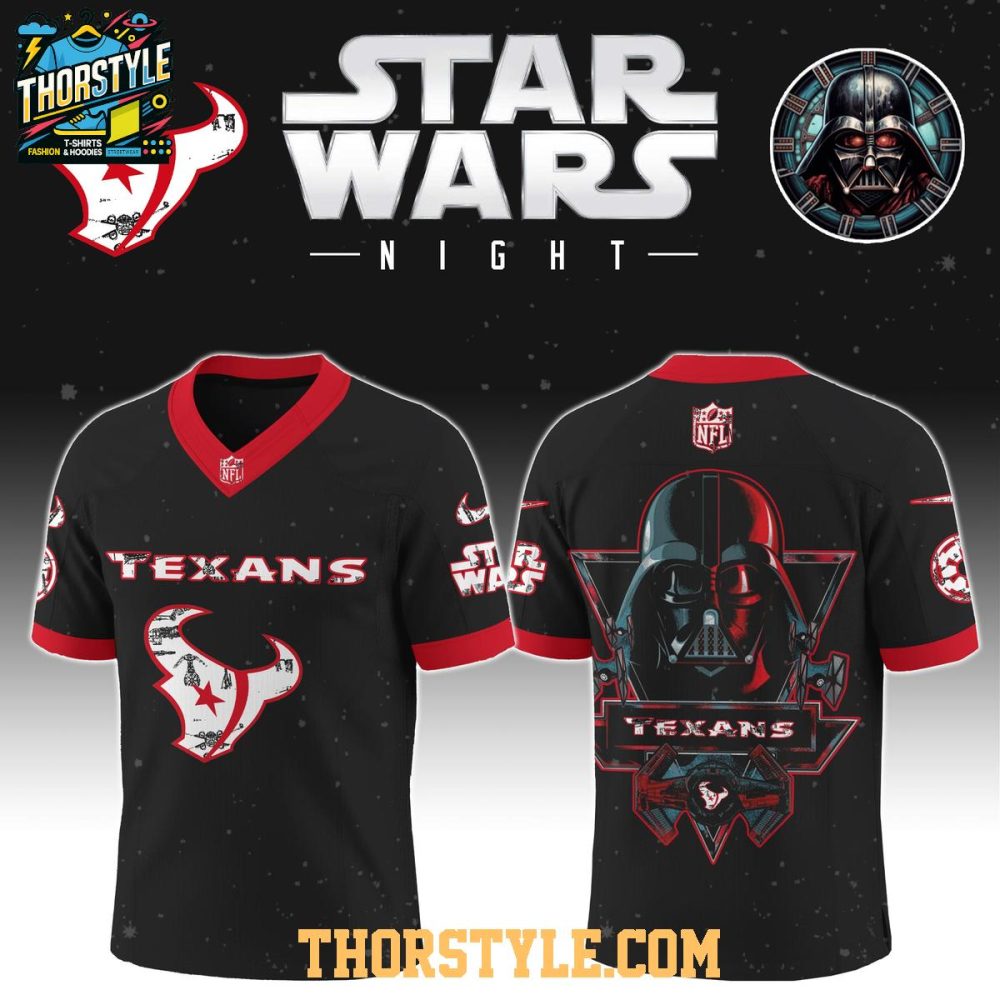Houston Texans Star Wars Darth Vader 2025 Football Jersey