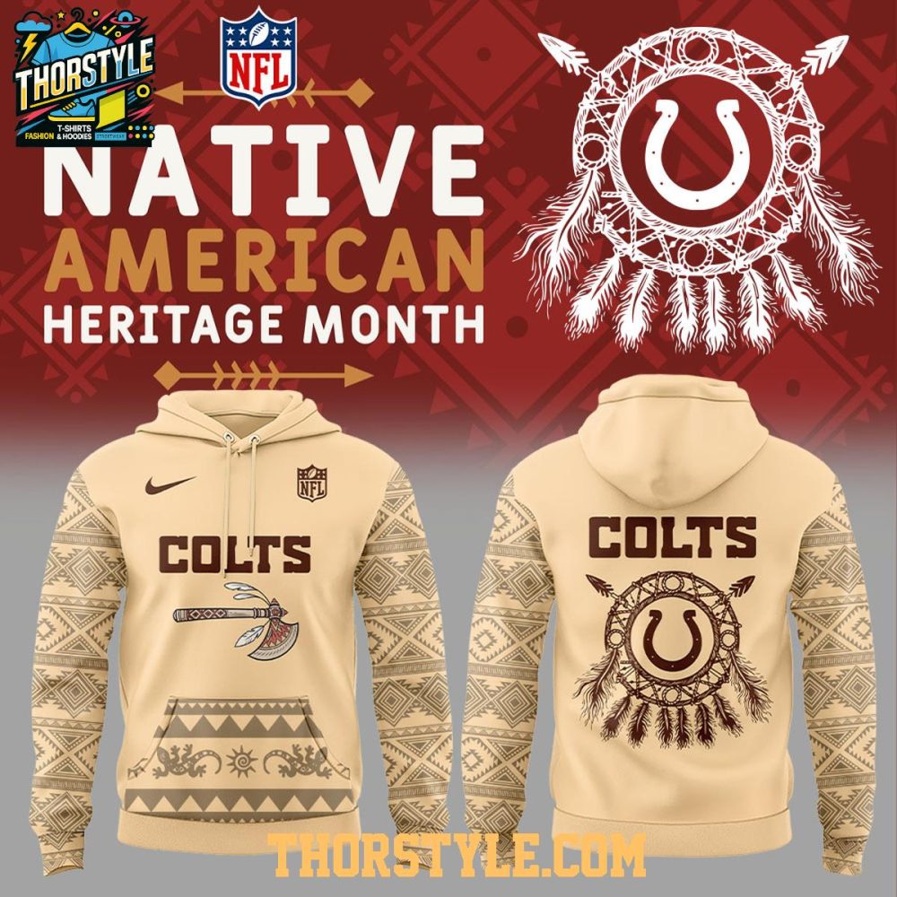 Indianapolis Colts Native American Honor The Origin 2025 Hoodie T-Shirt