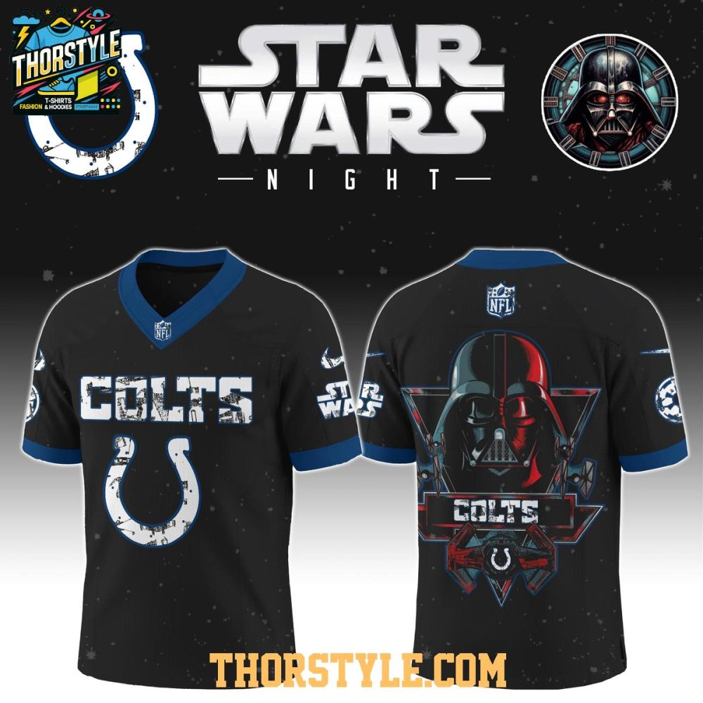 Indianapolis Colts Star Wars Darth Vader 2025 Football Jersey