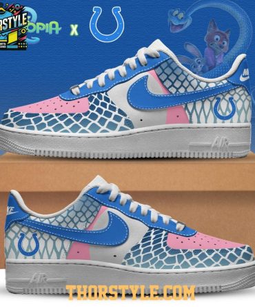 Indianapolis Colts Zootopia 2 Gary De'Snake 2025 Personalized Air Force 1 Shoes