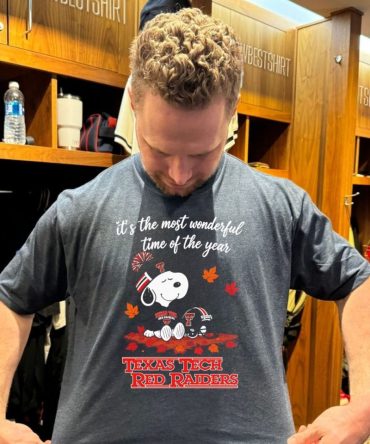 It’S The Most Wonderful Time Of The Year Snoopy Texas Tech Red Raiders Halloween 2026 T-Shirt