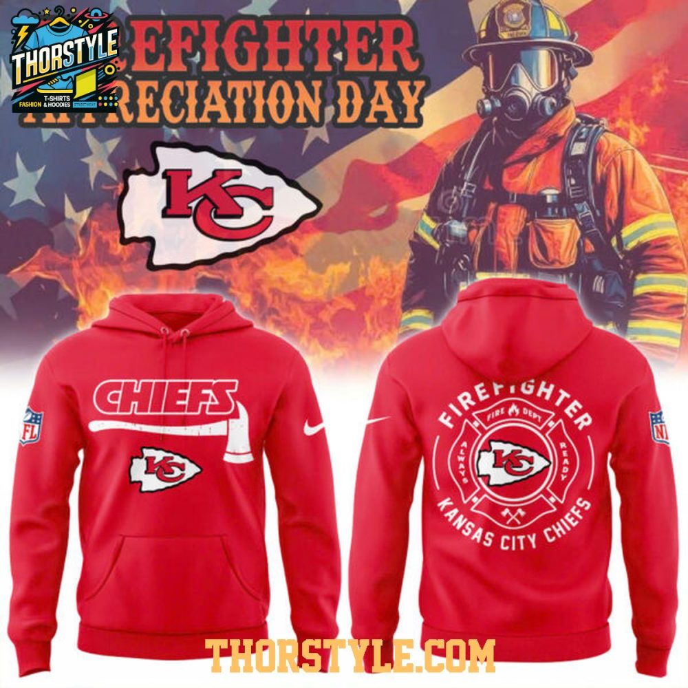 Kansas City Chiefs Firefighter Application 2026 Game Night Hoodie Shirts