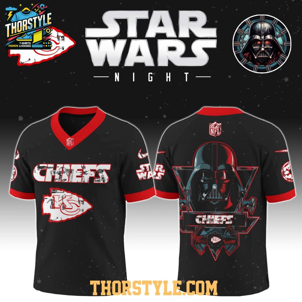 Kansas City Chiefs Star Wars Darth Vader 2025 Football Jersey