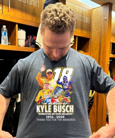 Kyle Busch Nascar In Memory Of 1985-2026 Forever In Our Hearts Signatures T-Shirt