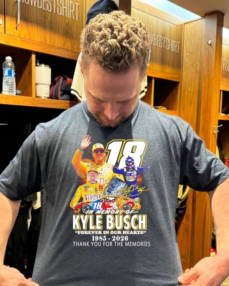 Kyle Busch Nascar In Memory Of 1985-2026 Forever In Our Hearts Signatures T-Shirt