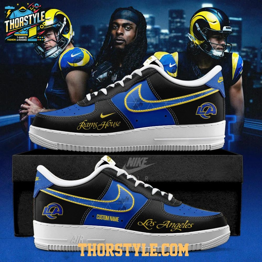 Los Angeles Rams Rivalries Midnight Blue 2025 Nfl Air Force 1 Shoes