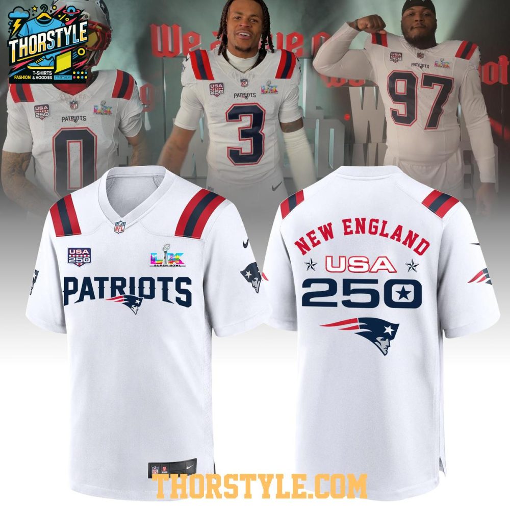 New England Patriots X Usa 250 Years Celebration 2026 Football Jersey