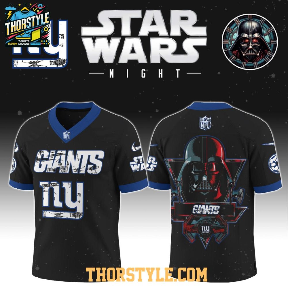 New York Giants Star Wars Darth Vader 2025 Football Jersey