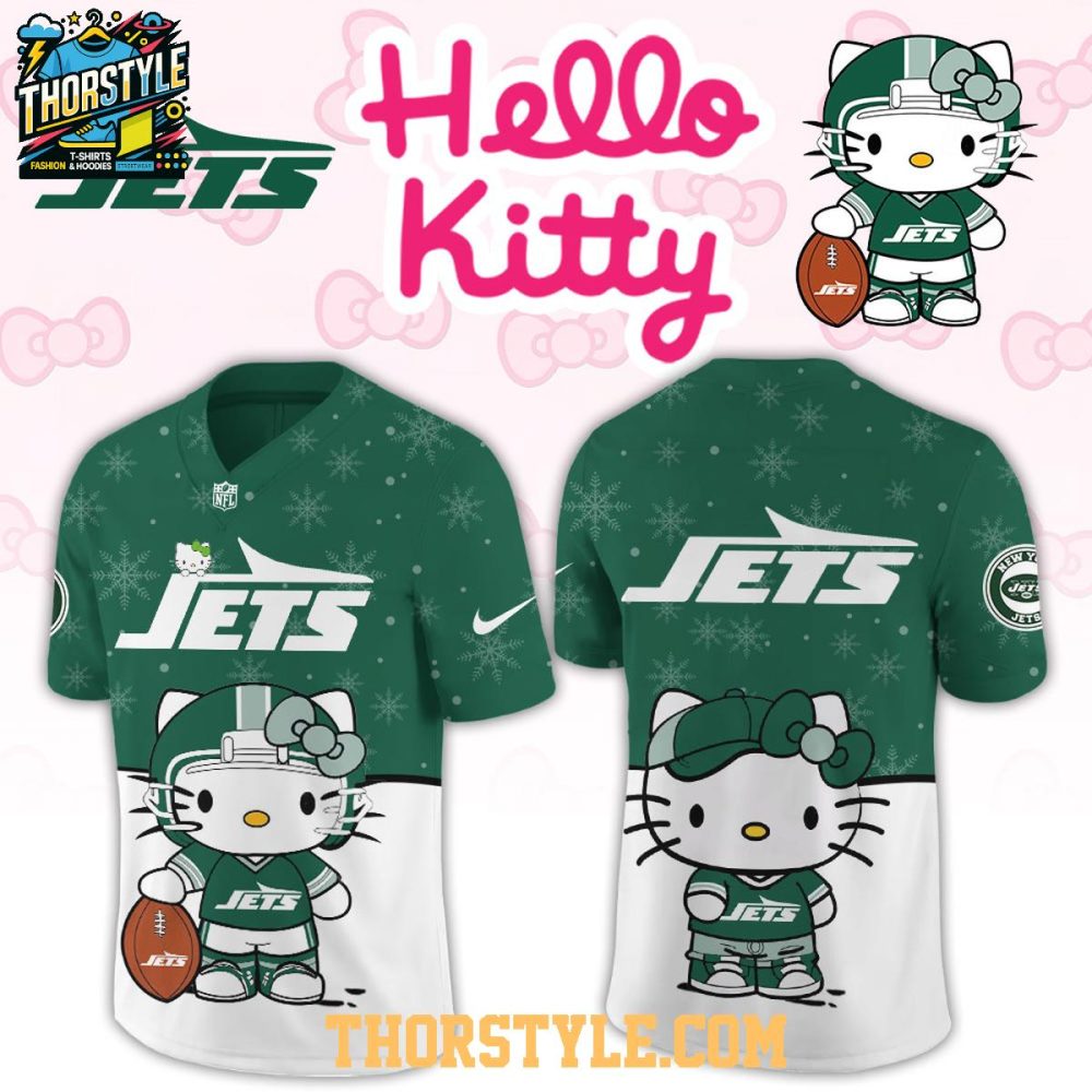 New York Jets Hello Kitty New Year 2026 Personalized Football Jersey
