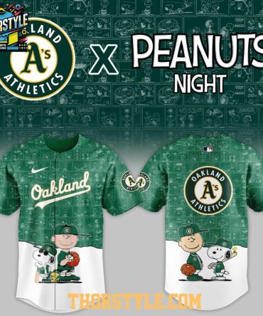 Oakland Athletics Peanuts Game Night 2026 Classic Baseball Jersey
