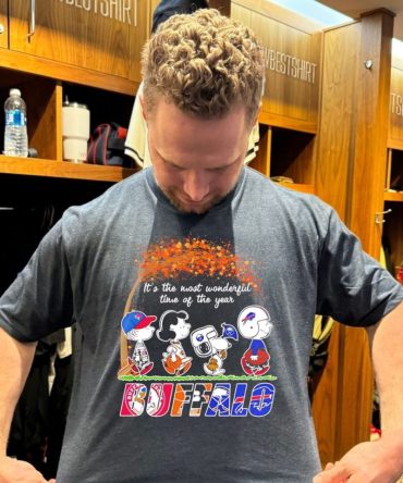 Peanuts X Buffalo Bills Halloween 2026 It Is The Most Wonderful Time Of The Year T-Shirt