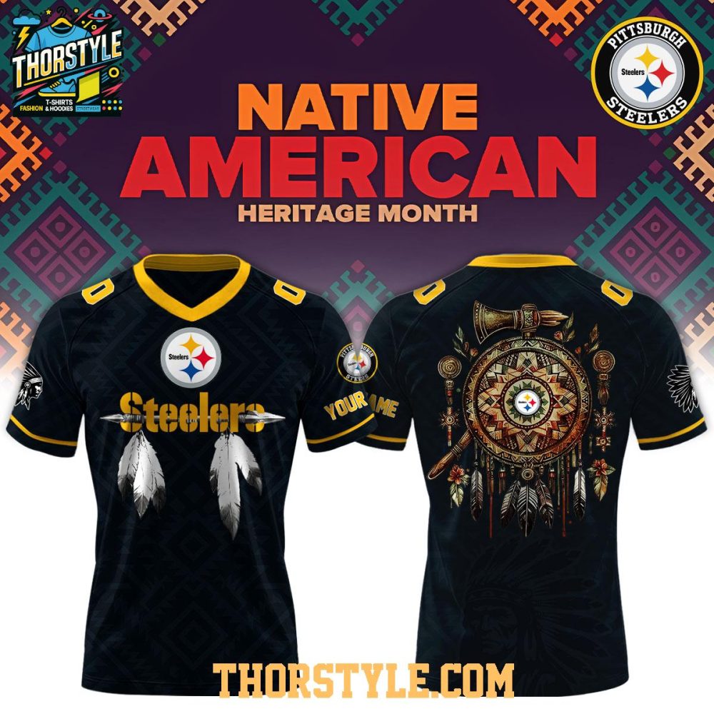 Pittsburgh Steelers Native American 2025 Appreciation Night Football Jersey