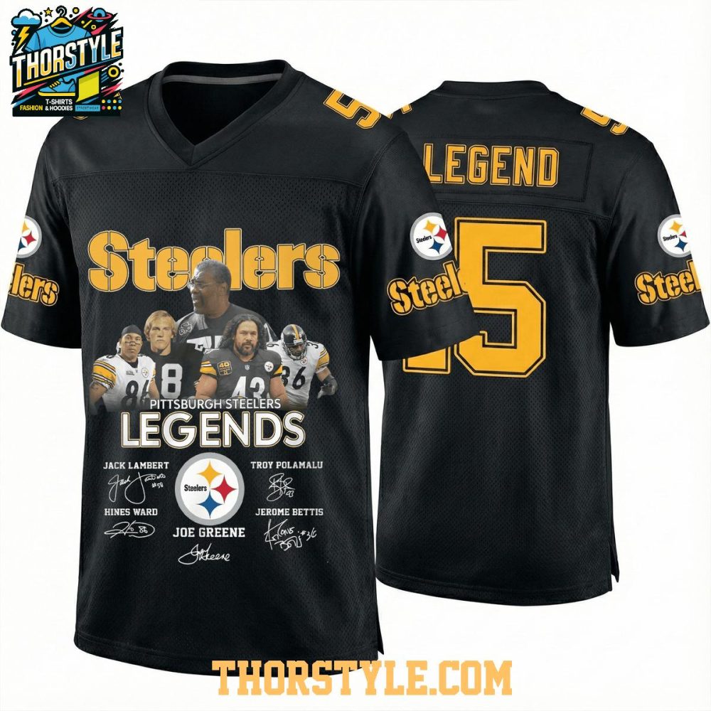 Pittsburgh Steelers The Legends Of Steel 2025 Personalized Football Jersey