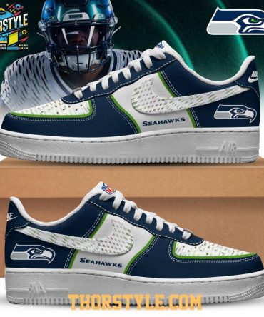 Seattle Seahawks 2025 Rivalries Jaxon Smith-Njigba Personalized Air Force 1 Shoes