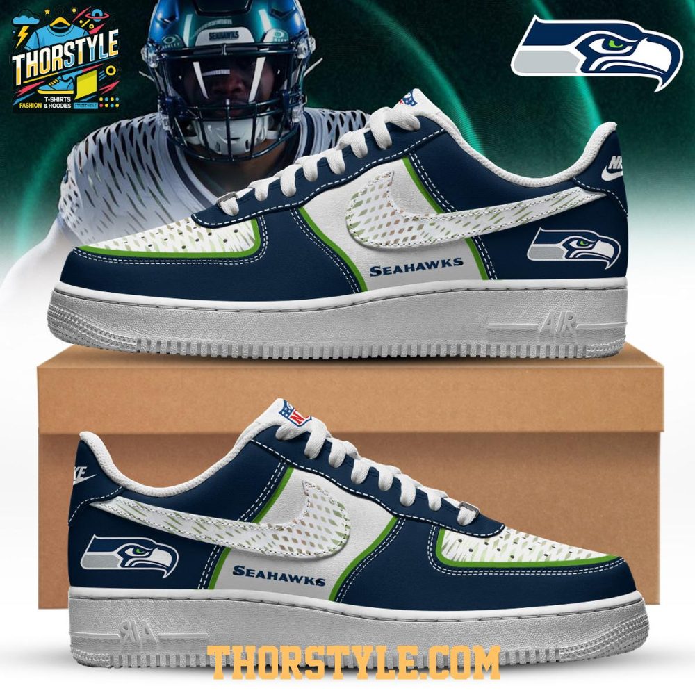 Seattle Seahawks 2025 Rivalries Jaxon Smith-Njigba Personalized Air Force 1 Shoes