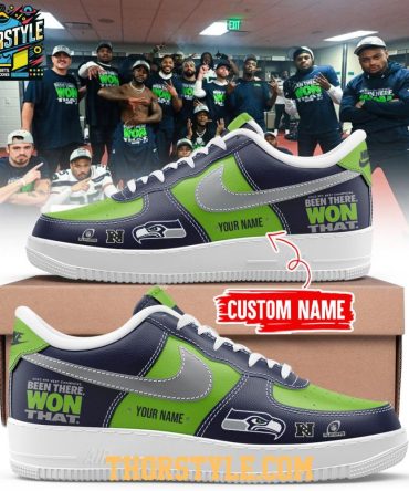 Seattle Seahawks Nfc West Champions 2025 Personalized Air Force 1 Shoes