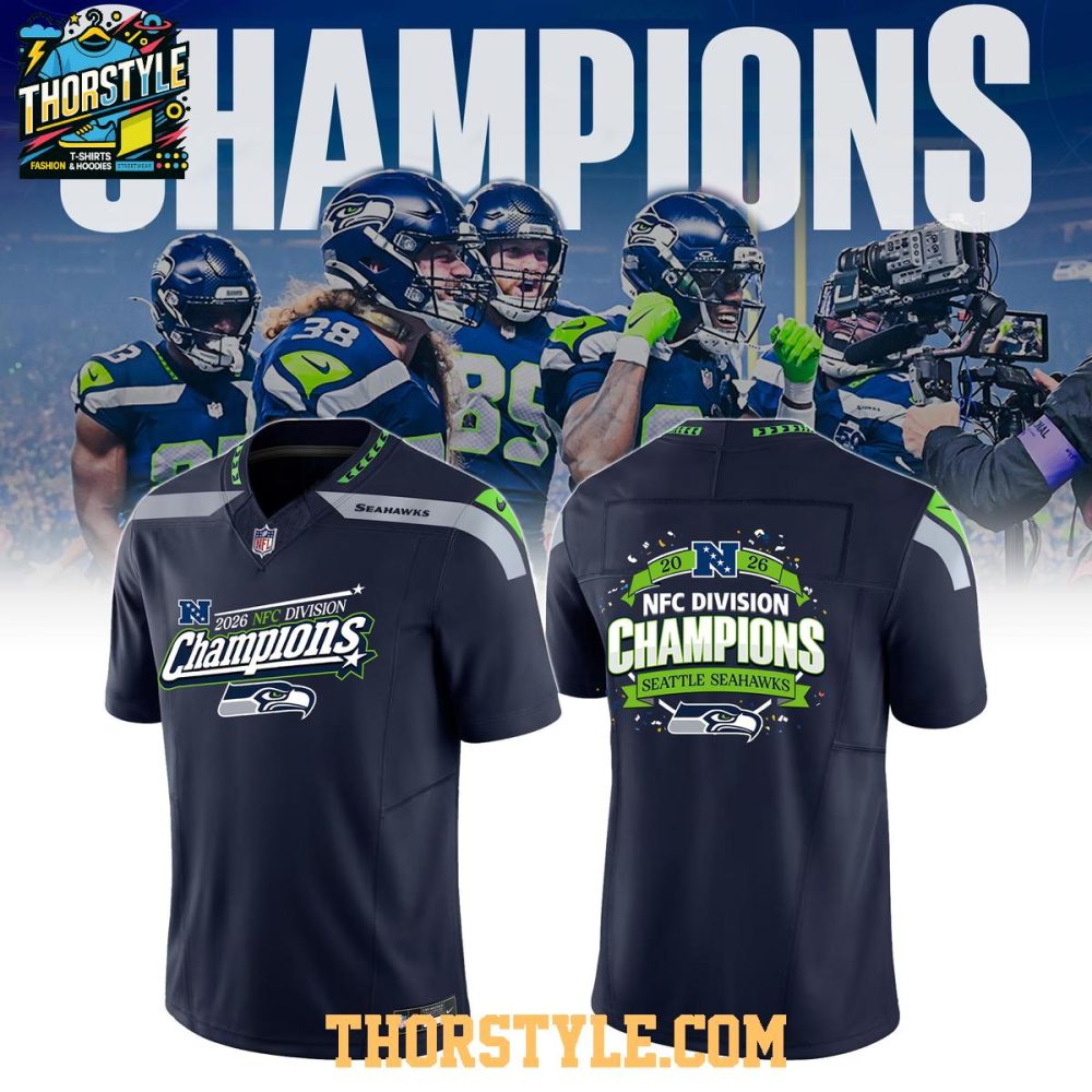 Seattle Seahawks X Nfc Division Champions 2025 Football Jersey