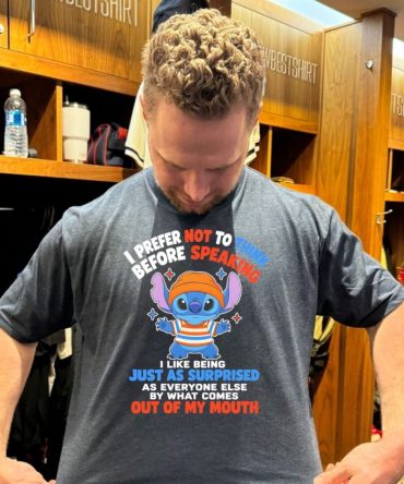 Stitch I Prefer Not To Think Before Speaking I Like Being Just As Surprised T-Shirt