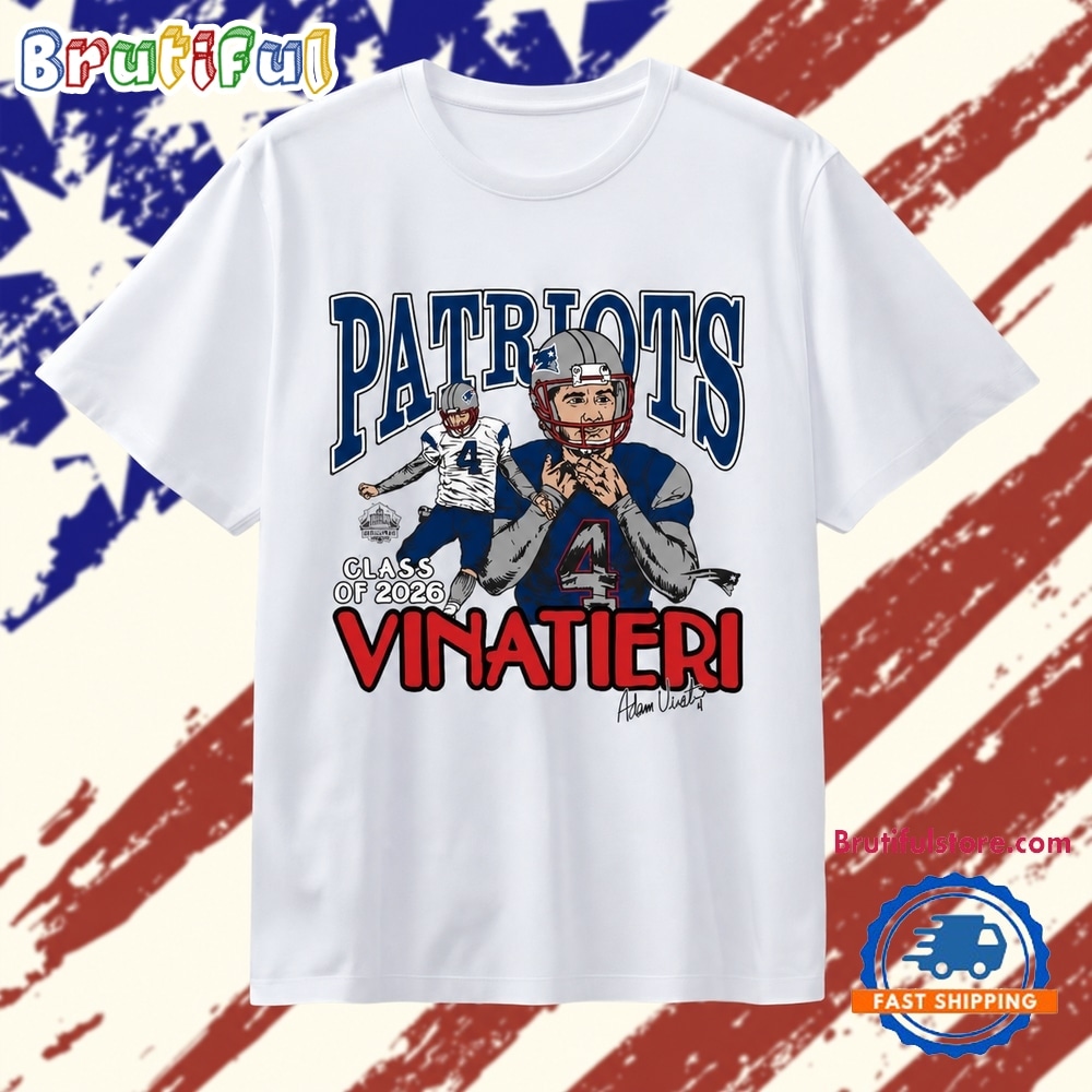 Adam Vinatieri Patriots Class Of 2026 Homage T Shirt