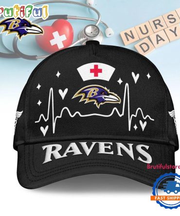 Baltimore Ravens 2026 Nfl Nurse Vibes Classic Cap