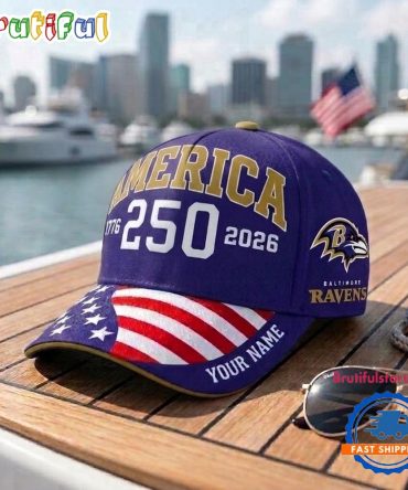 Baltimore Ravens 250Th Anniversary Of America Classic Cap
