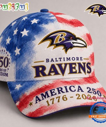 Baltimore Ravens Nfl America 250 Years Of Freedom Classic Cap