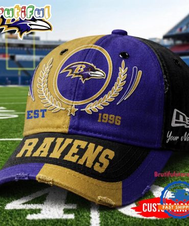 Baltimore Ravens Nfl Split Color New Era Classic Cap