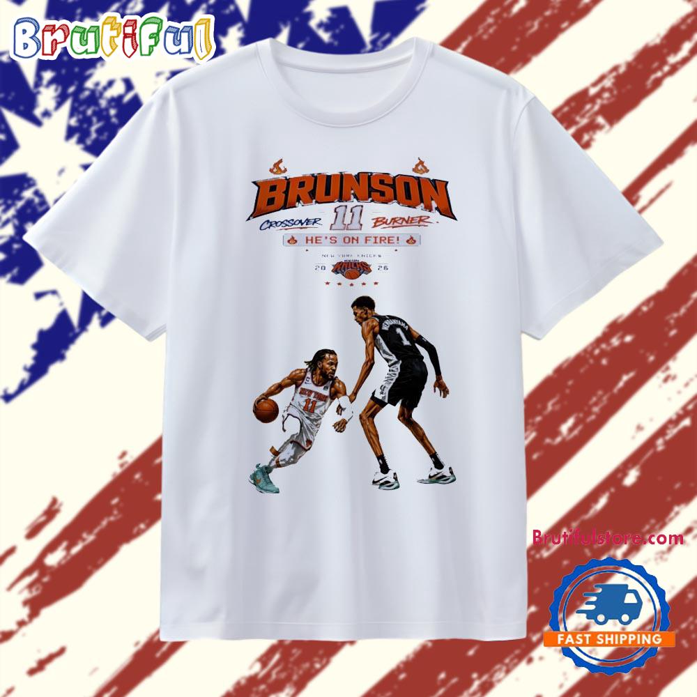 Big Body Brunson Crossover Burner Ny Knicks 2026 Nba Champions T Shirt