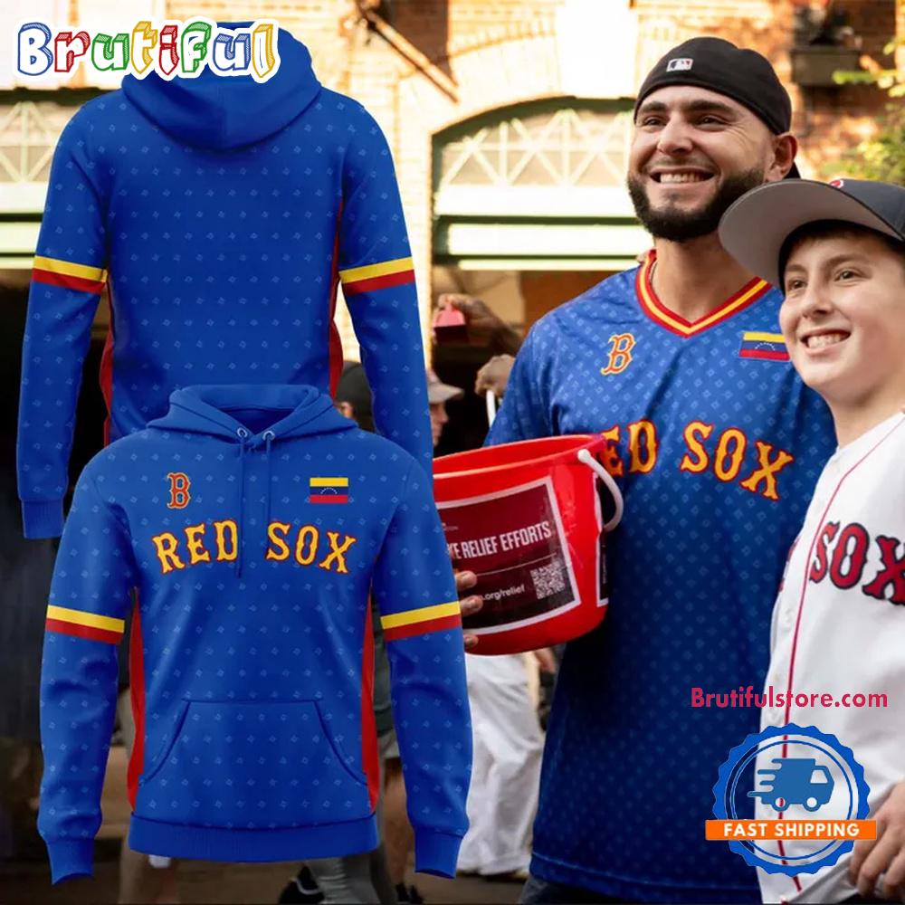 Boston Red Sox Venezuelan Pride 2026 Hoodie