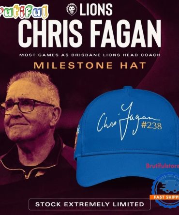 Brisbane Lions Chris Fagan Milestone Signature 2026 Blue Cap