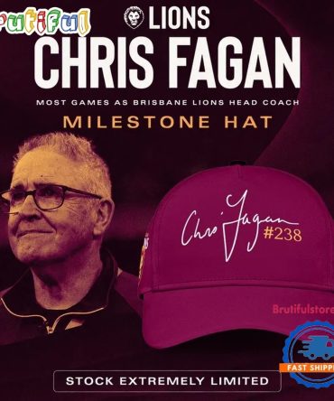 Brisbane Lions Chris Fagan Milestone Signature 2026 Cap Hat