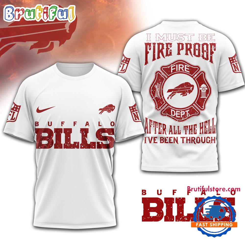 Buffalo Bills Nfl Built By Fire Game Day Limited Edition 3D Shirt