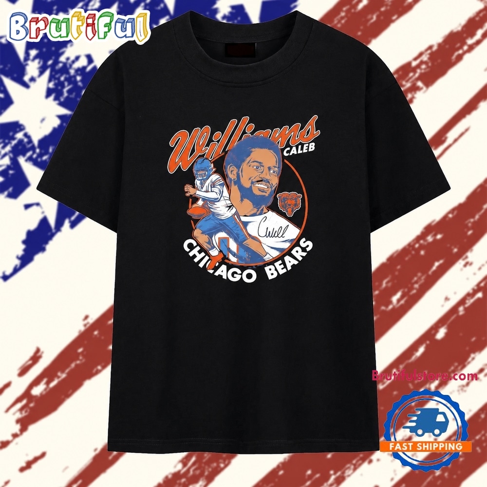 Caleb Williams Chicago Bears Signature Nfl T Shirt