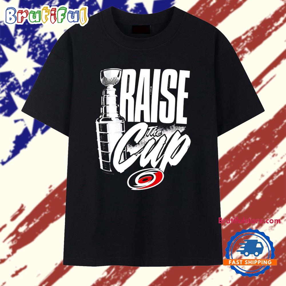 Carolina Hurricanes Raise The Stanley Cup Trophy T Shirt