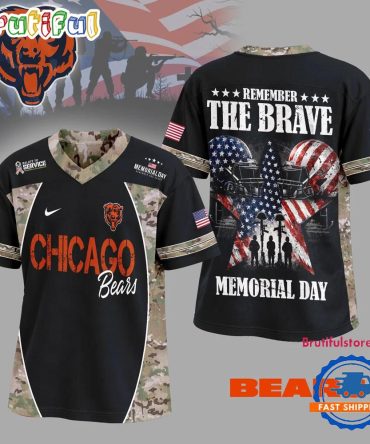 Chicago Bears 2026 Nfl Memorial Day Football Jersey