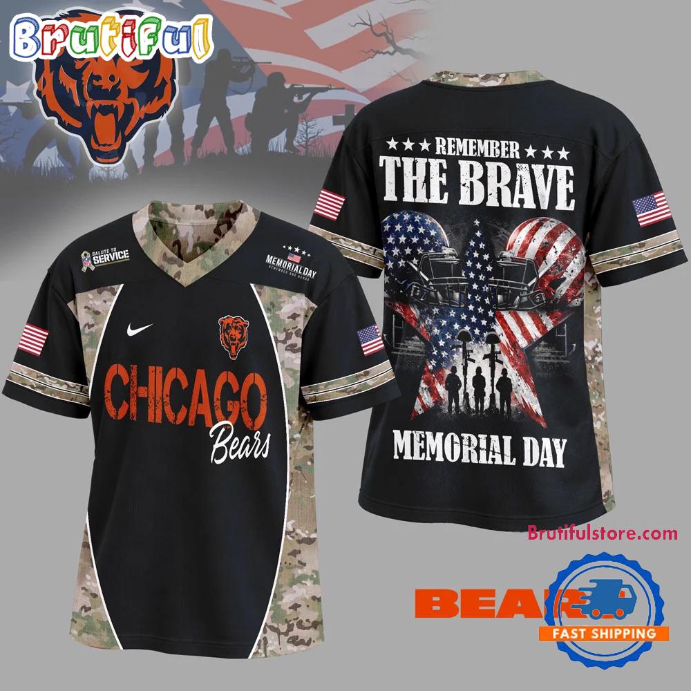 Chicago Bears 2026 Nfl Memorial Day Football Jersey