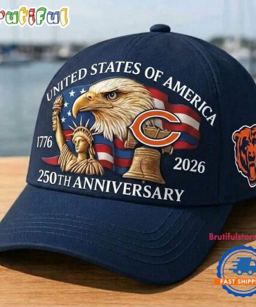 Chicago Bears 250Th Anniversary Of America Classic Cap