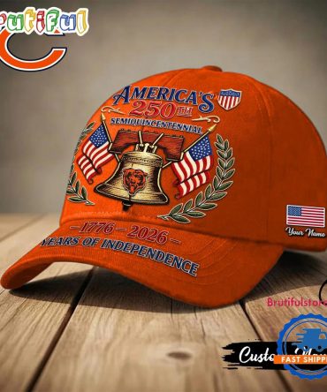 Chicago Bears Nfl 1776-2026 Years Of Independence Classic Cap
