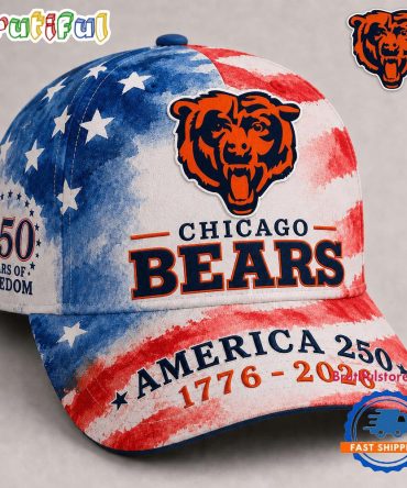 Chicago Bears Nfl America 250 Years Of Freedom Classic Cap