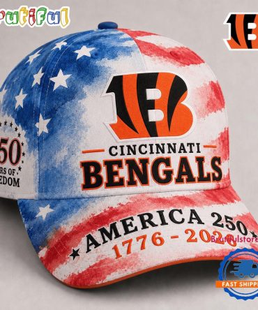 Cincinnati Bengals Nfl America 250 Years Of Freedom Classic Cap