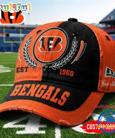 Cincinnati Bengals Nfl Split Color New Era Classic Cap